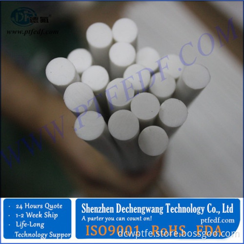1mm2mm3mm4mm5mm extrution Teflon 100% virgin pure ptfe rods